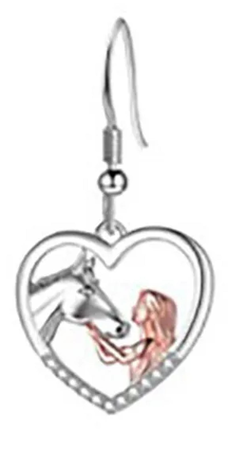 1/2/3pcs Funny Cute Horse Unicorn Pendant Necklace 925 Sterling Silver Necklace Earrings Bracelet Chain Jewelry Set For Women Girls Birthday Gifts