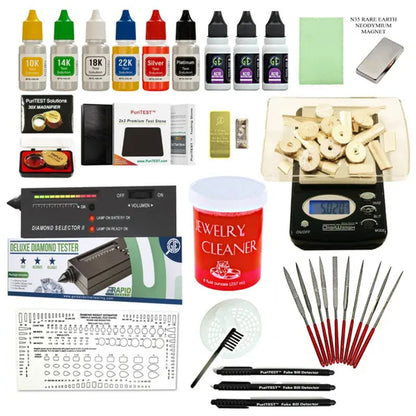 Gold Silver Testing Kit Electronic Scale Diamond Tester Digital Jewelry Cleaner