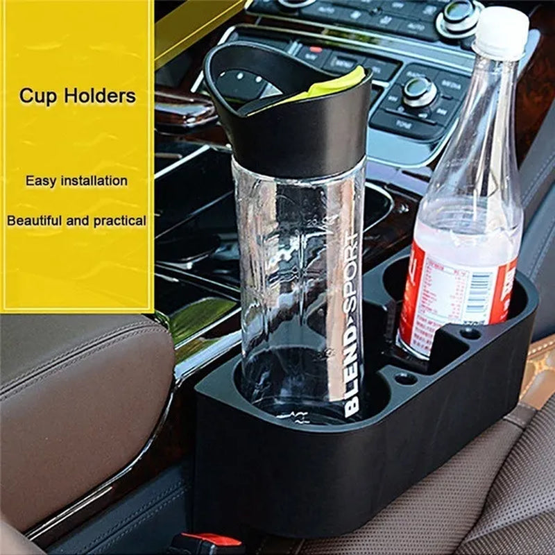 Black Cup Holder Car Storage Drinking Bottle Can Mug Mount Stand Universal