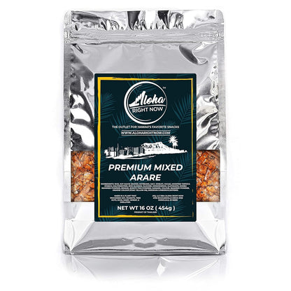 Premium Mixed Arare Rice Crackers Mochi Crunch Japanese Hawaiian Style Asian Snack Mix 1LB 16Oz
