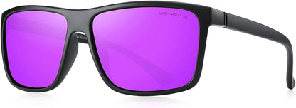 Rectangular Polarized Sports Sunglasses for Men Women Cycling Driving Fishing UV400 Protection S8225