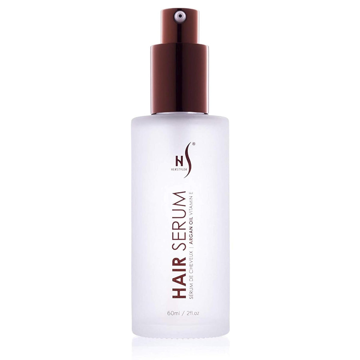 Hair Repair Serum - Argan Oil Hair Serum for Frizzy and Damaged Hair - for Frizz, Styling and Shine - 2 Fl Oz - Pack of 1