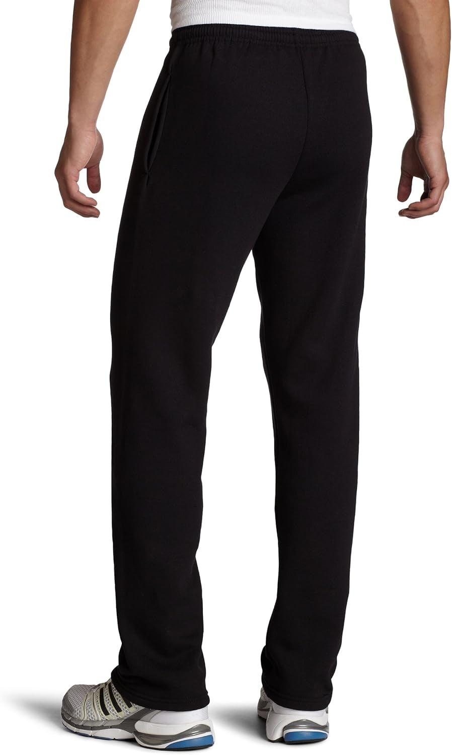 Men'S Dri Power Fleece Open Bottom Sweatpants with Pockets, Relaxed Fit, Moisture Wicking