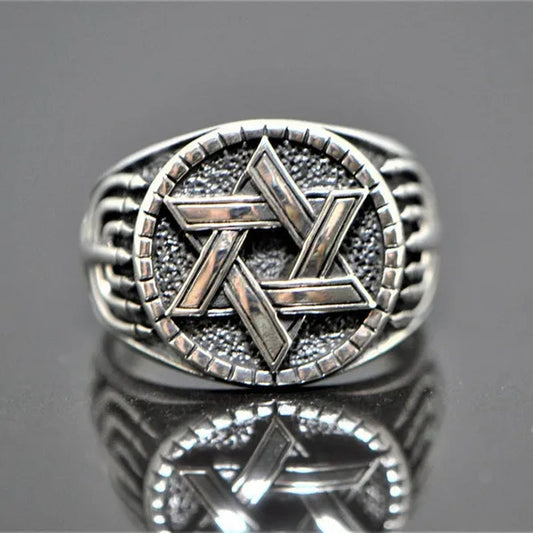 Fashion Antique Silver Color Engraved Delicate Ring Holiday Party Anniversary Couple Jewelry Gift
