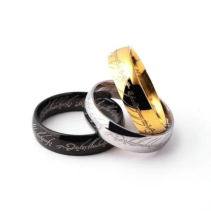 3pcs/set Fashion Lord of The Rings Stainless Steel Rings Engagement Rings Jewelry Gifts