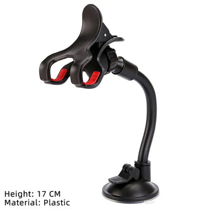 Universal Long Arm 360 Degrees Rotation Windshield Dashboard Car Mount Holder Cradle System for iPhone Mobile Cell Phone GPS