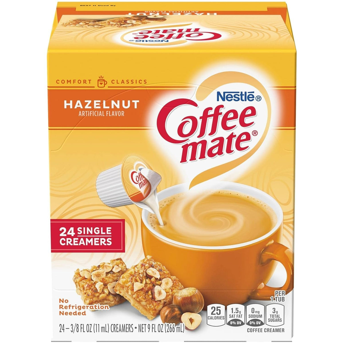Nestle Coffee Mate Hazelnut Liquid Coffee Creamer Singles