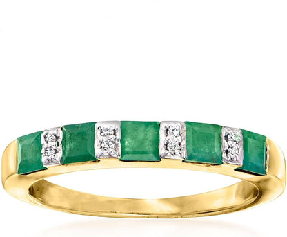 Precious Gemstone Ring in 18Kt Gold over Sterling