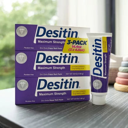 Desitin Maximum Strength Diaper Rash Paste 4.8 Oz., 3 Pk.