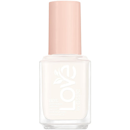 LOVE by  Nail Polish, 80% Plant-based, Salon-Quality, Vegan, White, Blessed Never Stressed, 0.46 Fl Oz