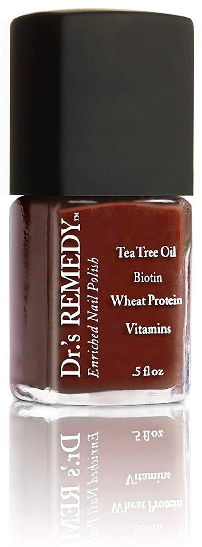 Dr’s Remedy Nail Polish, All Natural Enriched Nail Strengthener Non Toxic and Organic - ALTRUISTIC Auburn