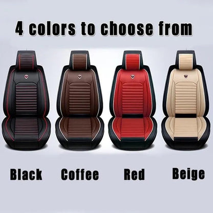 1PC Universal  PU Leather Car Seat Waterproof Luxury Mat Covers  Car Seat Protector Cover Breathable Cushion For Four Season