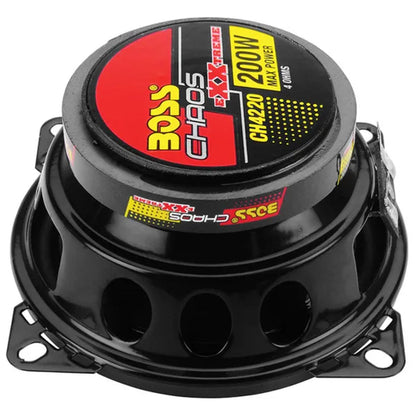 Boss 4 Inch 200W 2-Way Car Audio Coaxial Speakers Stereo (Comes in Pair)
