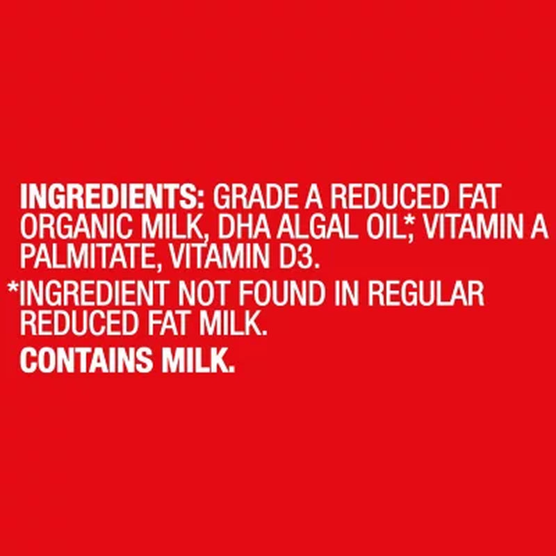 Horizon Organic 2% Reduced Fat Milk with DHA Omega-3 3 Ct.