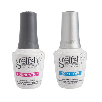 Dynamic Duo Base & Top Sealer Gel Nail Polish and Soak Off Gel Cleanser