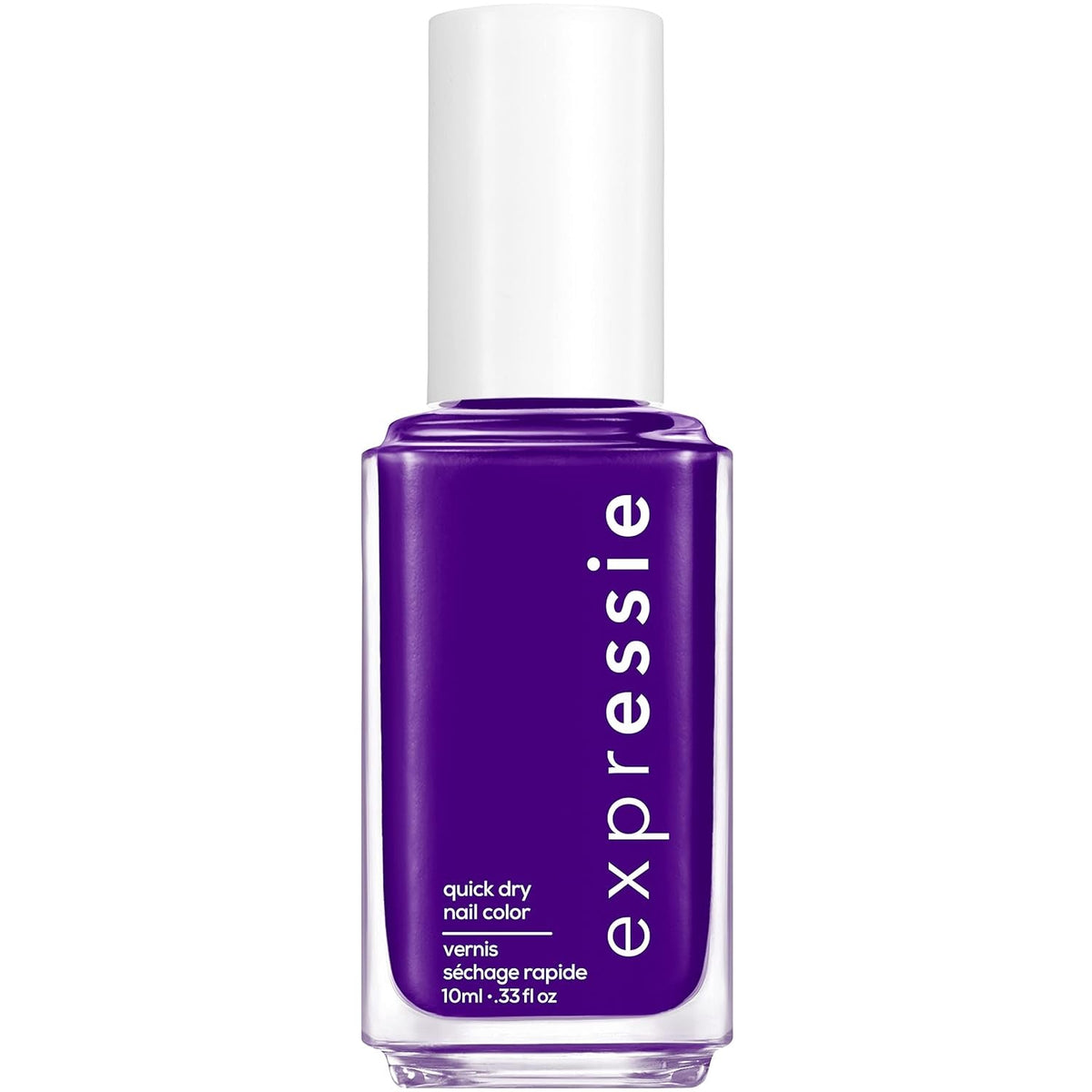 expr, Quick-Dry Nail Polish, 8-Free Vegan, Translucent Lavender Gray, Skip The Track, 0.33 fl oz