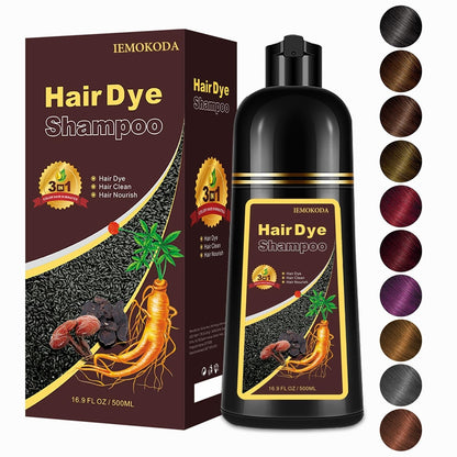 Hair Dye Shampoo , Dark Coffee Hair Dye, Dark Coffee Hair Shampoo