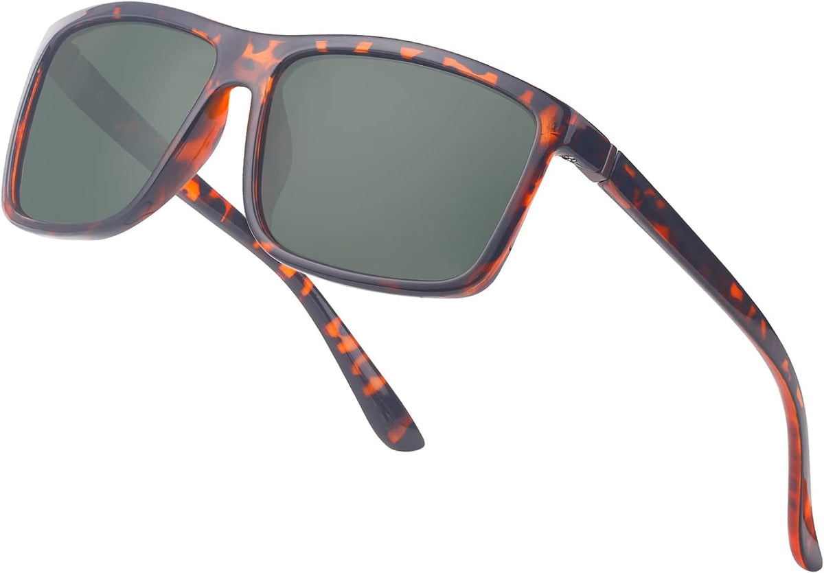 Men's Sports Polarized Sunglasses Square Frame Glasses NP1007