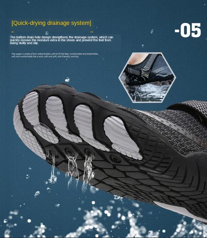 Swimming Water Aqua Shoes Men Women Beach Camping Shoes Adult Unisex Aqua Flat Soft Walking Lover Yoga Shoes Non-slip Sneakers