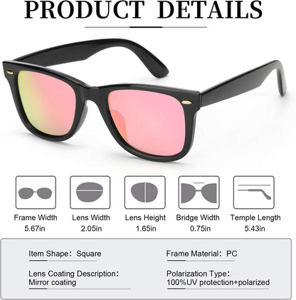 Classic Sunglasses for Women Polarized Driving Anti-Glare UV Protection