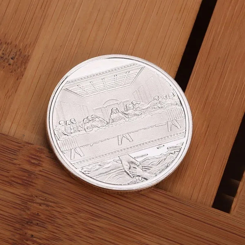 Gold Silver Jesus the Last Supper Commemorative Challenge Coin Promotional Event Commemorative Coin Gift Collection