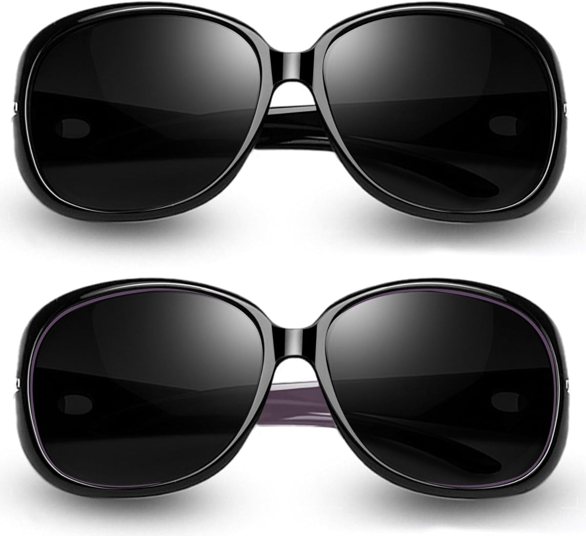 Big Sunglasses for Women Oversized Shades for Women Trendy Large Rectangle Sun Glasses UV Protection Sunnies