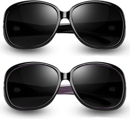 Big Sunglasses for Women Oversized Shades for Women Trendy Large Rectangle Sun Glasses UV Protection Sunnies