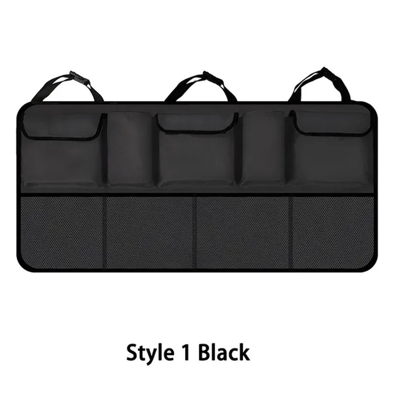 Universal Auto Car Organizer Trunk Back Seat Storage Bag Mesh Net Pocket Bag