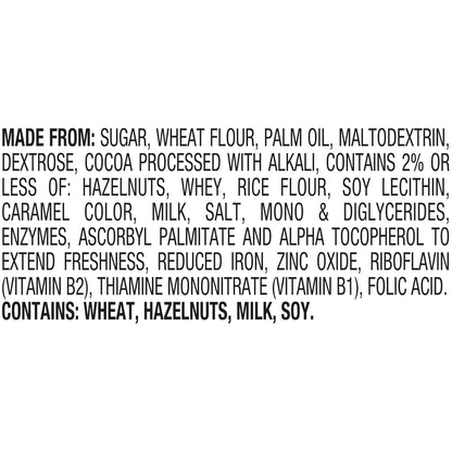 Pirouette Cookies, Chocolate Hazelnut Créme Filled Wafers, 13.5 Oz Tin