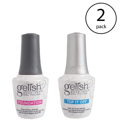 Dynamic Duo Foundation Base & Top It Off Sealer Gel Nail Polish (2 Pack)