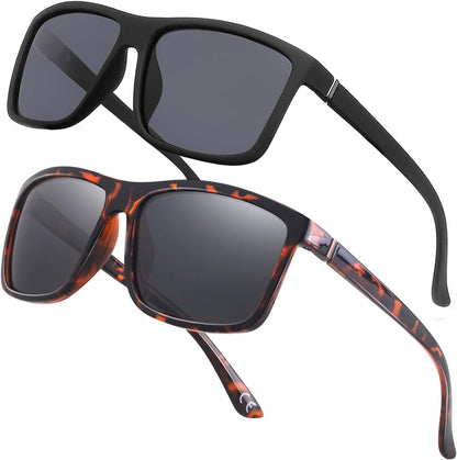 Men's Sports Polarized Sunglasses Square Frame Glasses NP1007