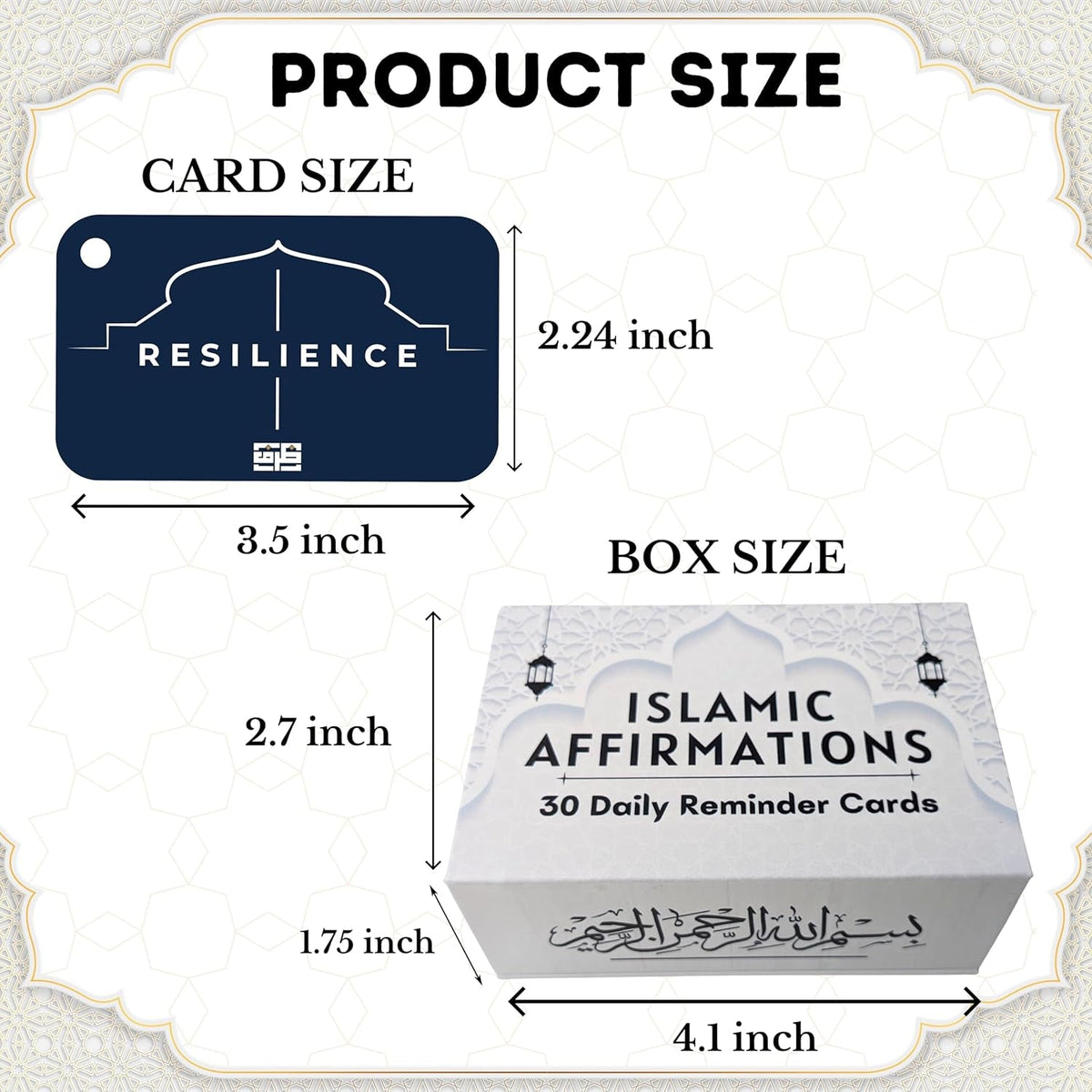 Islamic Affirmations Cards (30 Daily Reminders by Zarf), Spiritual, Quran English, Decor, Ramadan Decorations, Islamic Gifts, Eid Gift, Learn Arabic, Arabic Flashcards Daily Affirmation