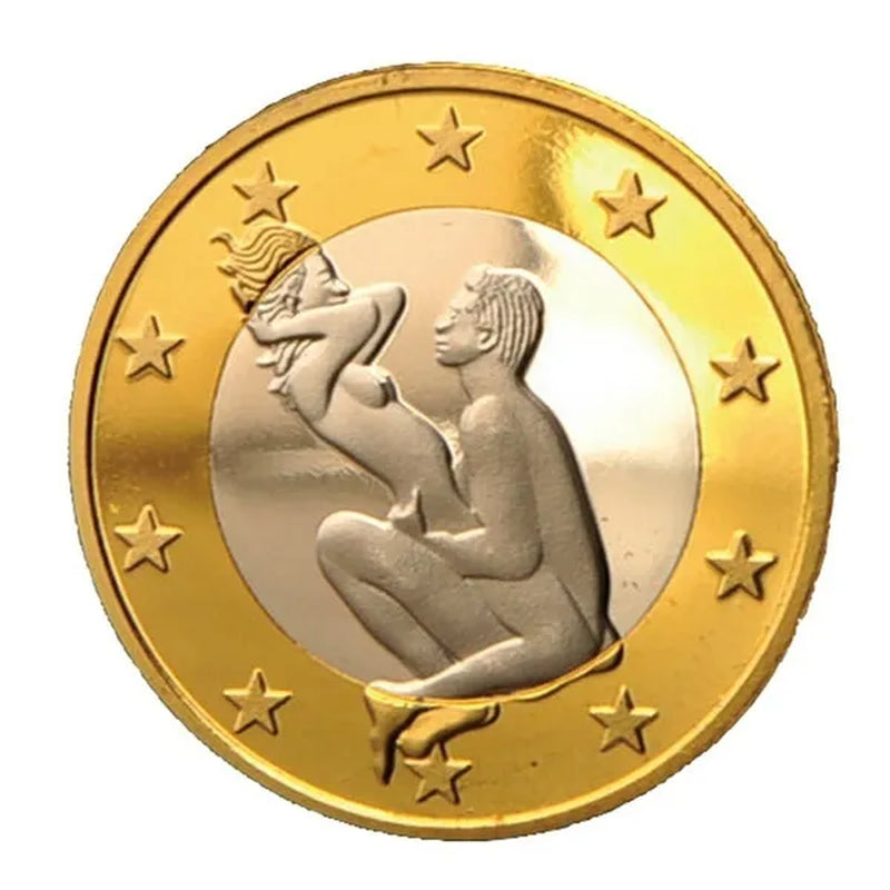 Special Offer Sale Sex Euros Coins Mix Order Pure Gold Coins Euro Coins Copy