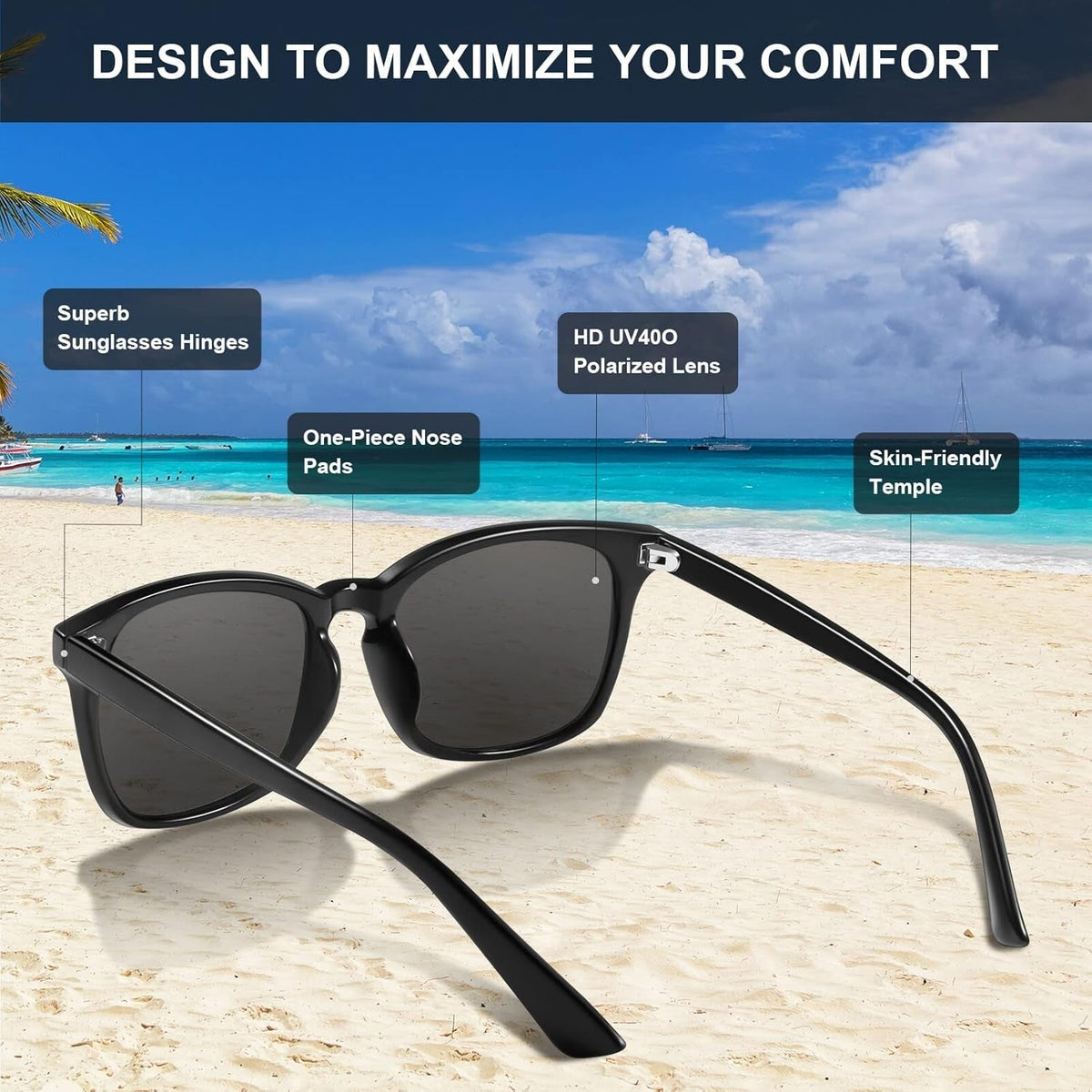 Sunglasses for Women Men Vintage Polarized Women Sunglasses round Classic Retro UV Protection Lens