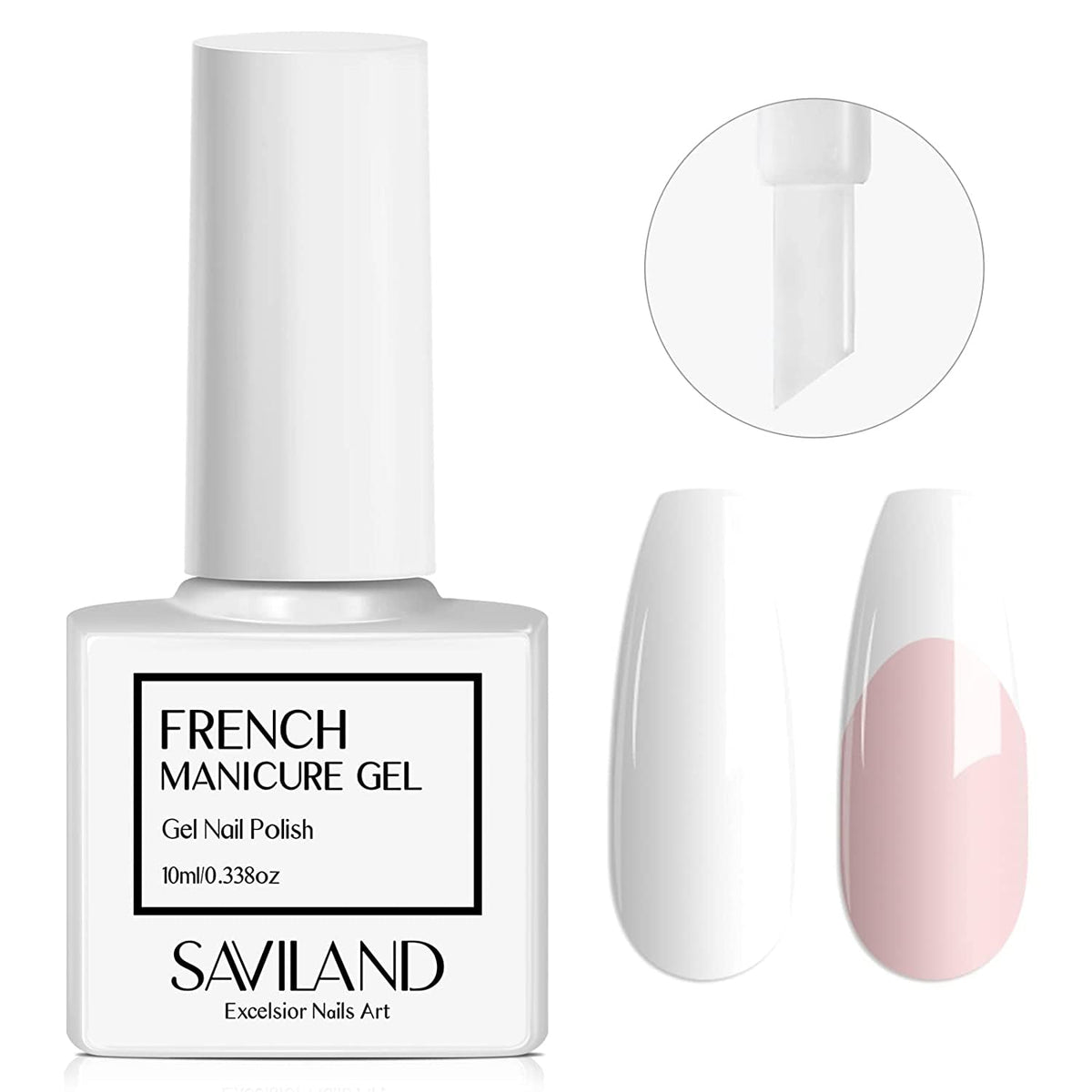 French Gel Nail Polish - 1PC 10ML Blue Gel Polish U V LED Soak Off Gel Quick French Manicure Gel Polish Nail Salon DIY Home for Starters Professionals Party