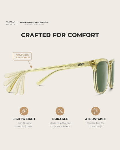 Polarized Classic Retro Flat Square Unisex Sunglasses
