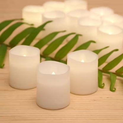 1.5 In. Warm White Votive LED Candle (Set of 12)