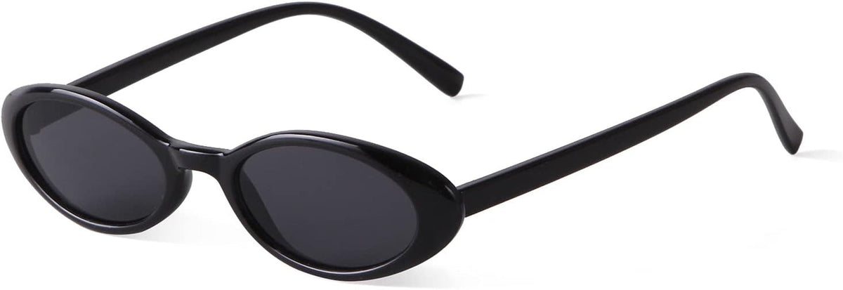 Trendy Oval Sunglasses Women 90’s Vintage Sun Glasses Fashion Tinted Glasses UV400 Protection