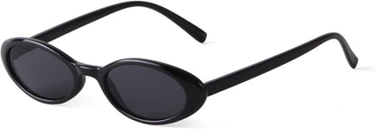 Trendy Oval Sunglasses Women 90’s Vintage Sun Glasses Fashion Tinted Glasses UV400 Protection