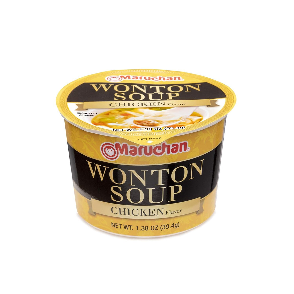Microwavable Bowl Wonton Chicken Flavor, Pack of 8