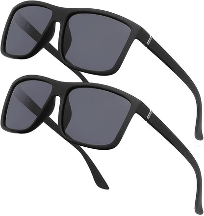 Men's Sports Polarized Sunglasses Square Frame Glasses NP1007
