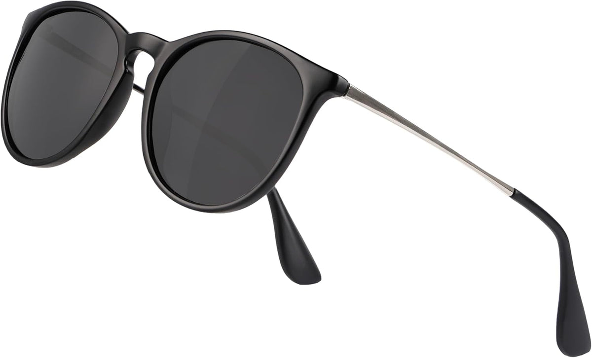 Vintage round Polarized Sunglasses for Women Men Classic Retro Trendy Designer Style Sun Glasses UV400 Protection