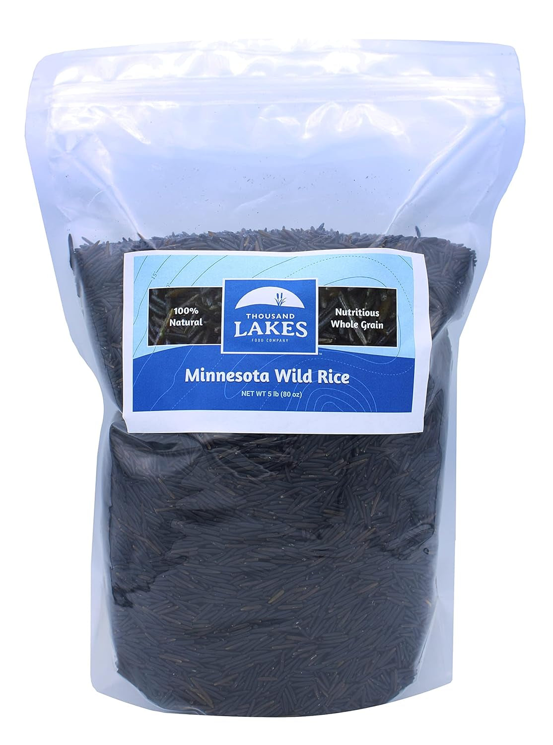 Minnesota Grown Wild Rice - Bulk - 5 Pounds | 100% All Natural