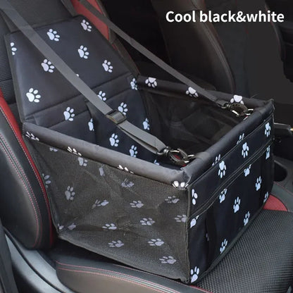 New Waterproof Dog Bag Pet Car Carrier Dog Carry Storage Bag Breathable Net Pet Booster Seat Cover Travel Carrier Bucket Basket 12 Colors