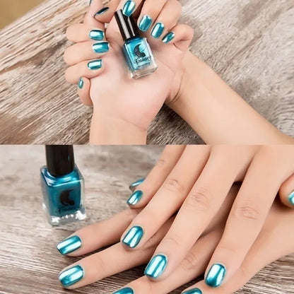 2020 Fashion New Metallics Nail Polish Mirror Nail Polish For Women Girl As Makeup Tool