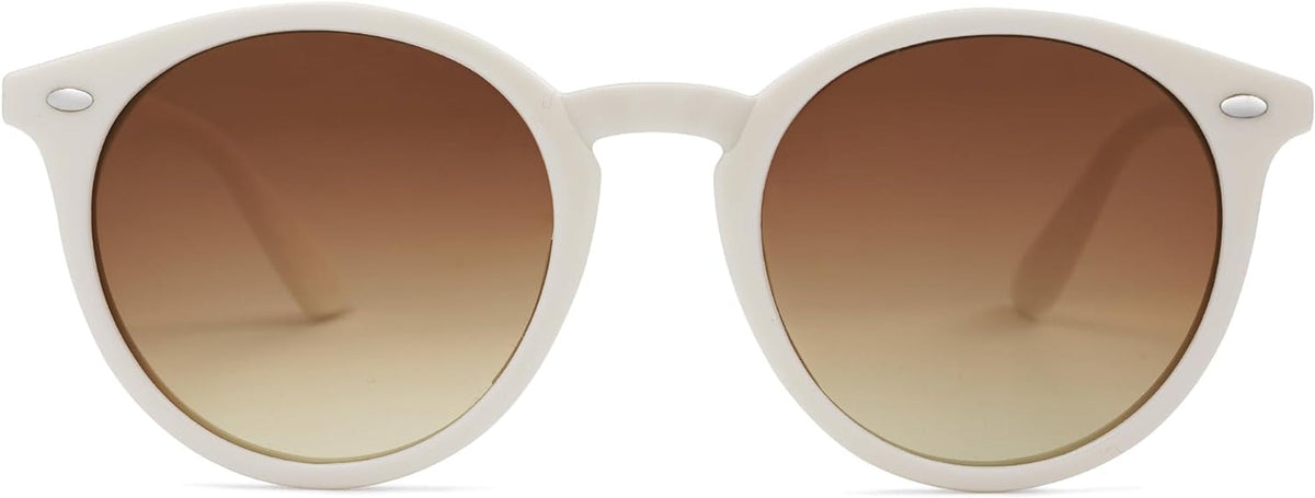 Retro Round Polarized Sunglasses for Women Men Classic Vintage Sunnies SJ2069
