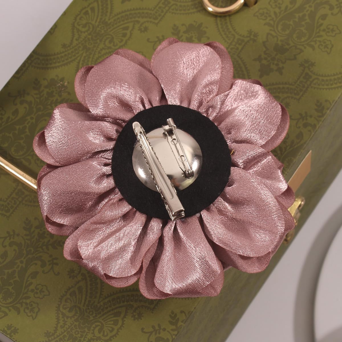 Rose Flower Brooch and Pin | Elegant Hair Clip and Accessory for Women'S Dress