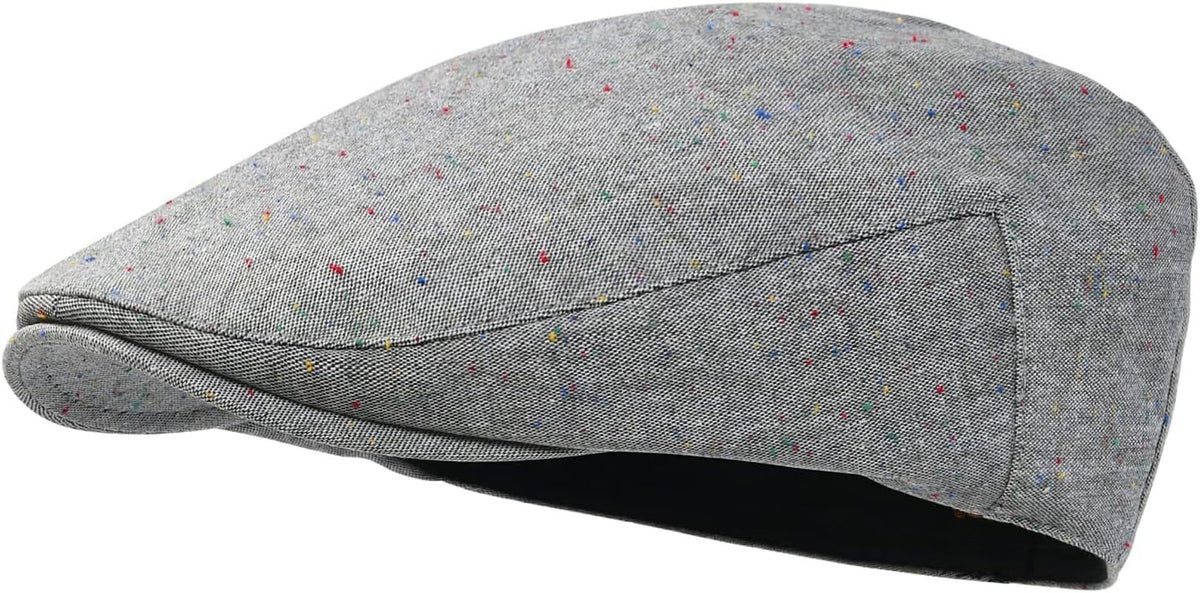 Men'S Cotton Ivy Gatsby Newsboy Hat Summer Driving Scally Cap Thin