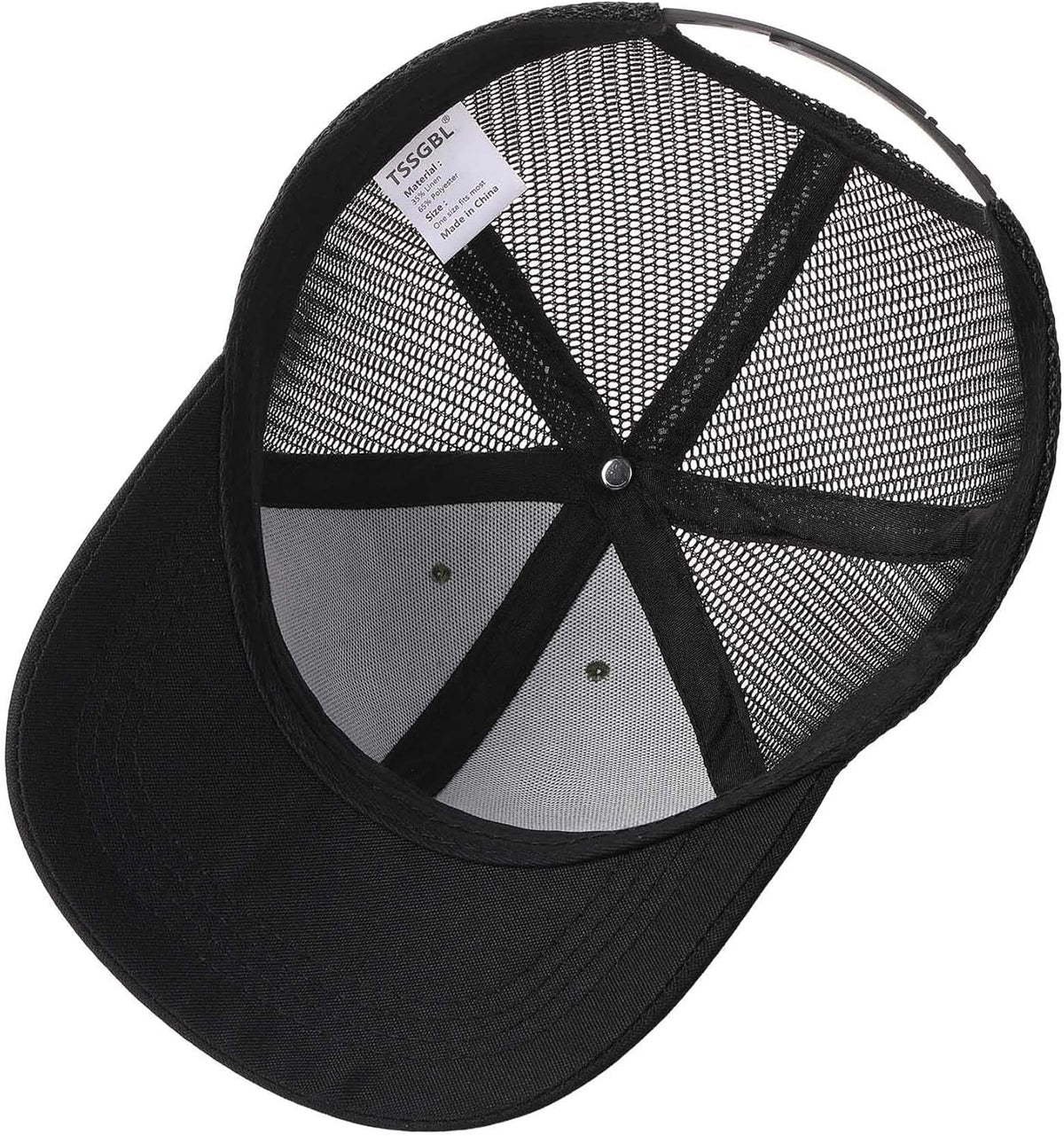 2 Pack Snapback Trucker Baseball Hats Mesh Back Adjustable Blank Ball Caps for Men Women