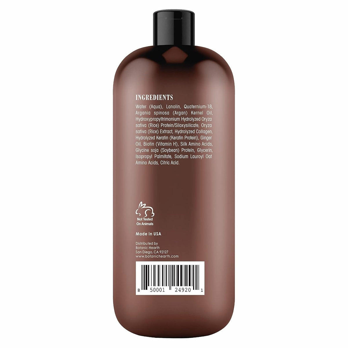 Biotin Conditioner with Ginger Oil & Keratin | for Hair Growth |With Turmeric Extract, Argan Oil, Tea Tree Oil & Vitamin E | Sulphate & Paraben Free | 16 Fl Oz
